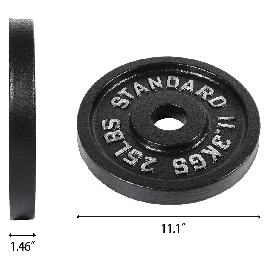 2Inch Cast Iron Weight Plate for Strength Training Weightlifting in Multiple Sizes: Durable PrecisionEngineered Fitness Equipme