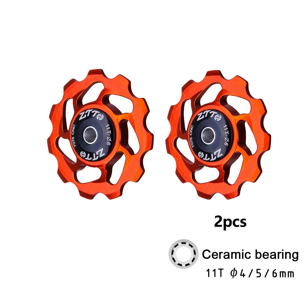 ZTTO 11T MTB Bicycle Rear Derailleur Jockey Wheel Ceramic Bearing
