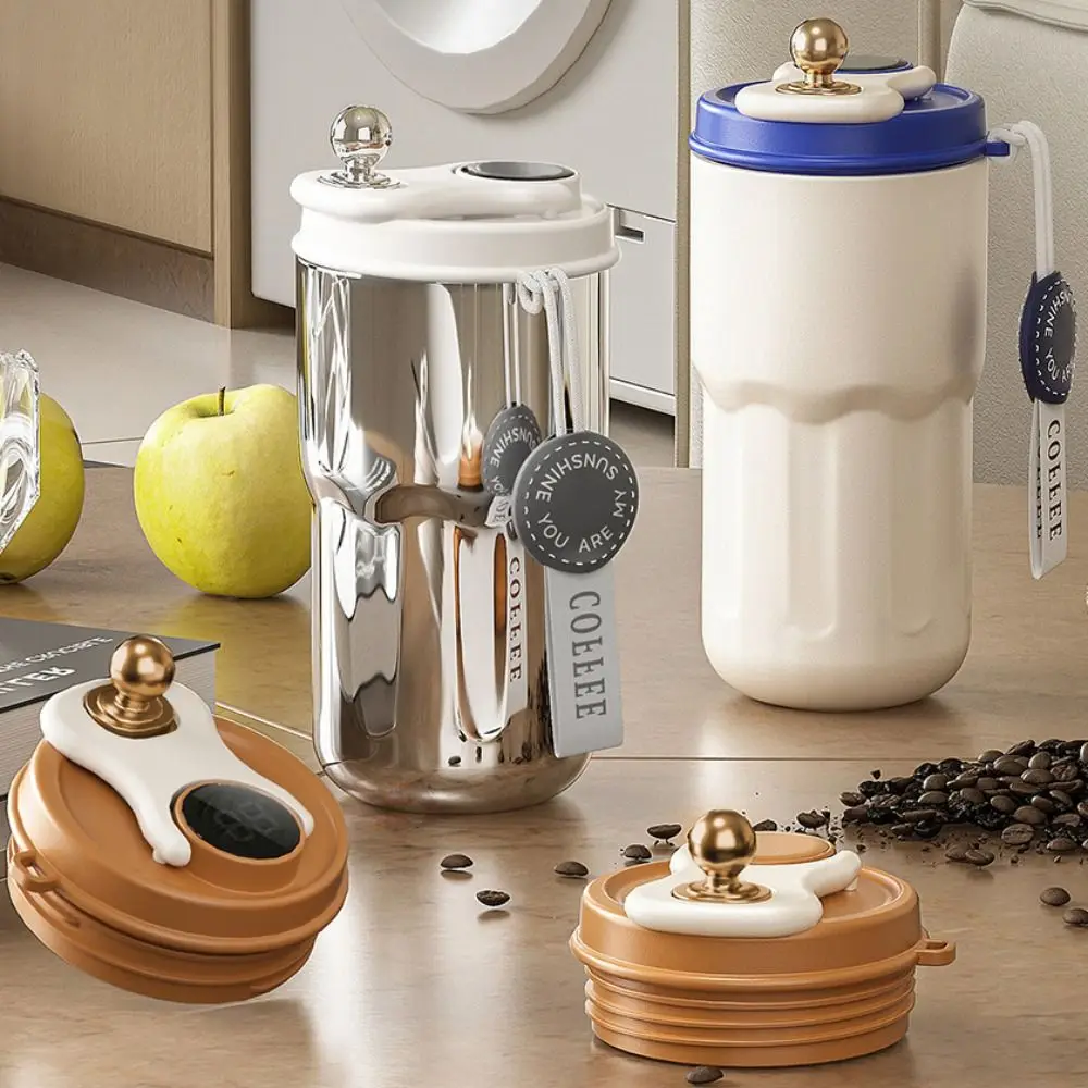 

420ml LED Temperature Display Smart Bottle Vacuum Insulated Heat-Resistant Water Cup Portable 316 Stainless Steel Office Mug