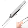 1Pc Multifunction Nail Art Shaping Tweezers Cross Nail Clip Nail Art Tool Professional Stainless Steel Manicure Tools 3