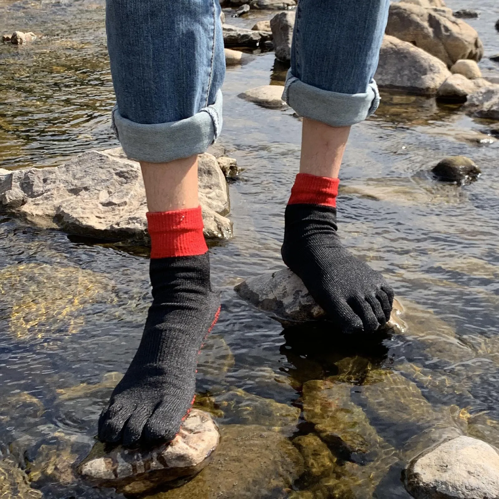 Fünf-Finger-Socken, sportliche Laufsocken, langlebig, gute Leistung, Zehensocken zum Laufen, Klettern oder Training, Einheitsgröße, passend für alle – Detail 5