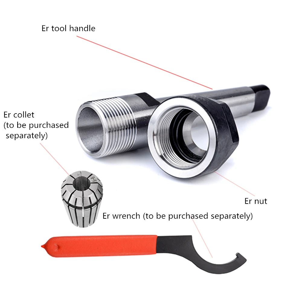 MTB MTA MT1 MT2 MT3 MT4 Morse Taper ER11 ER16 ER20 ER25 ER32 ER40 Collet Chuck Holder CNC Tool Holder Clamp collet chuck holder tool holder collet chuck