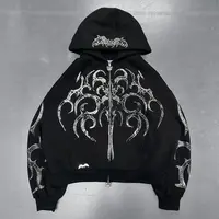 Streetwear Sportswear Two Piece Set Mens Womens Hip Hop Rock Print Oversized Hoodie Sweatshirt Harajuku Retro Casual Sweatpants 2