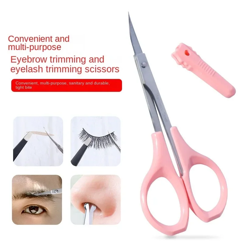 1pcs Nail Scissors Manicure Tool Stainless Steel Makeup Scissors Eyebrow Nose Eyelash Cuticle Trimming Scissors Beauty Tools 2