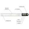 200/300mm Digital Protractor Inclinometer Angle Finder Level Measuring Instrument Digital Goniometer Angle Ruler 2