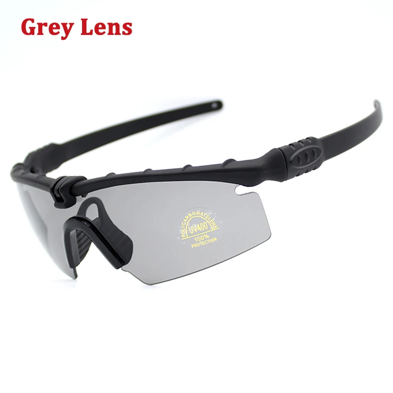 Outdoor UV400 Sports Sunglasses Tactical Polarized Glasses Military Goggles Airsoft Shooting Glasses Men 4 Lenses