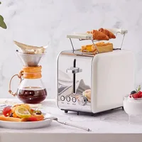Toast electric toaster household automatic breakfast machine heating bread machine adjustable temperature 1