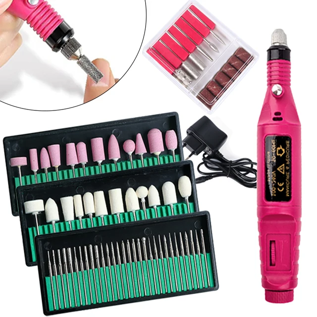 Electric Nail Drill Machine Set Grinding Equipment Mill For Manicure Pedicure Professional Strong Nail Polishing Tool LEHBS-011P 1