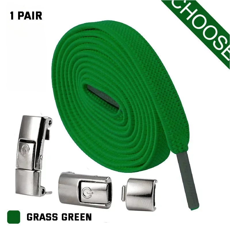 Neue Press Lock-Schnürsenkel ohne Krawatten, Farbverlaufs-Wohnungen, elastische Schnürsenkel, Turnschuhe, Kinder und Erwachsene, ohne Krawatte, Schnürsenkel für Schuhe, Zubehör – Detail 31