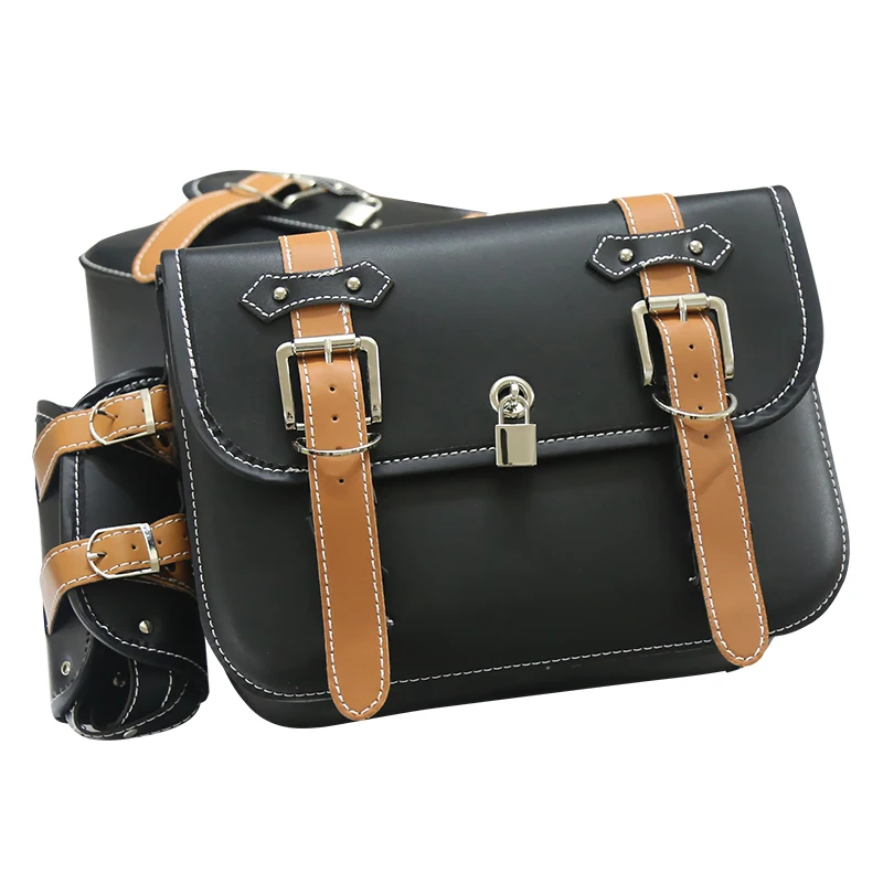 Borsa Da Sella Per Moto In Pelle Pu Borse Da Viaggio Per Attrezzi Laterali Per Yamaha Virago Xv 250 500 535 700 750 920 1100 Road Star Xv1600 Xv1700