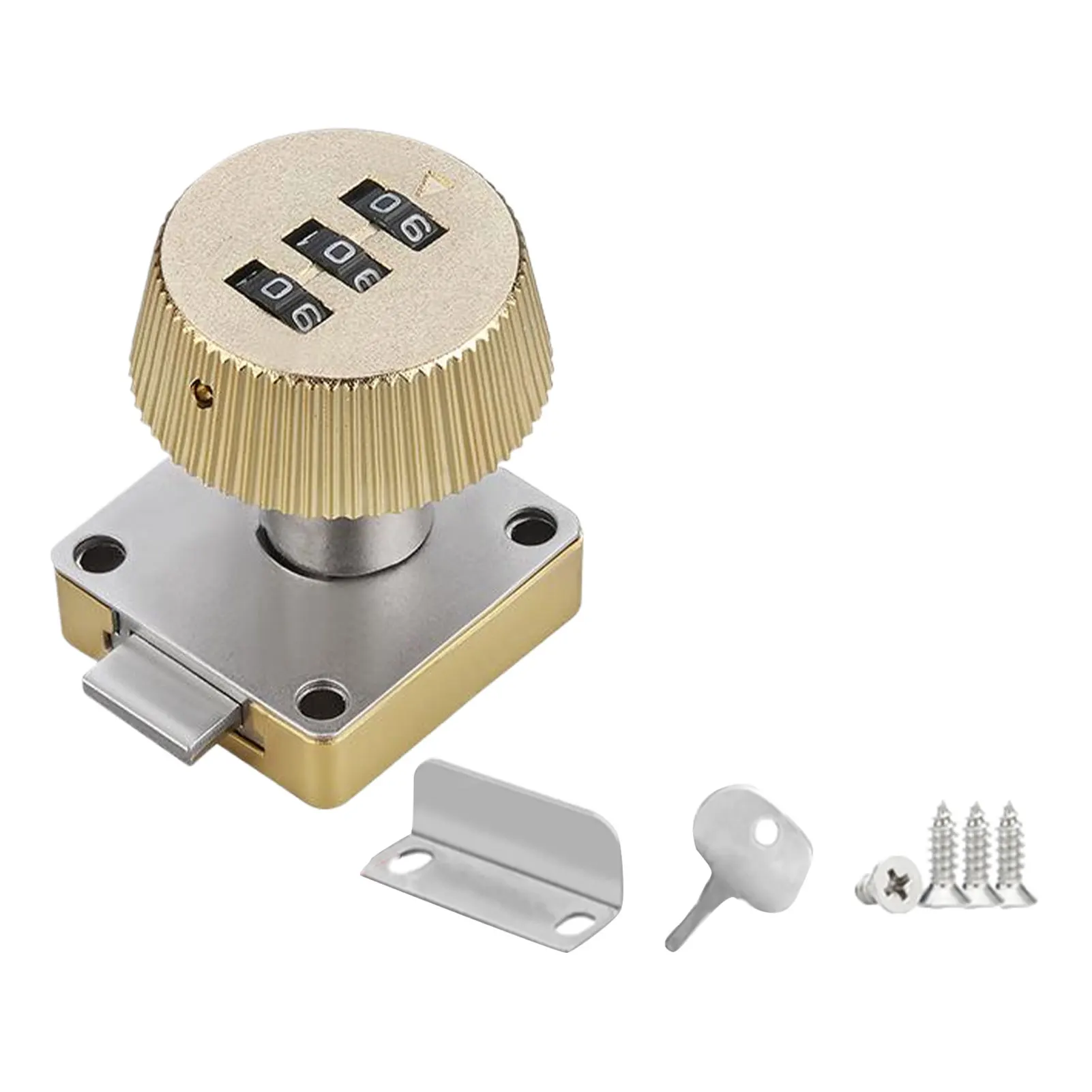 3 Digital Code Combination Cabinet Zinc Alloy Password Locks Cupboard Drawer Cabinet Mailbox Password Locker Automation Cam Lock combination padlock cabinet door lock door lock buckle drawer lock