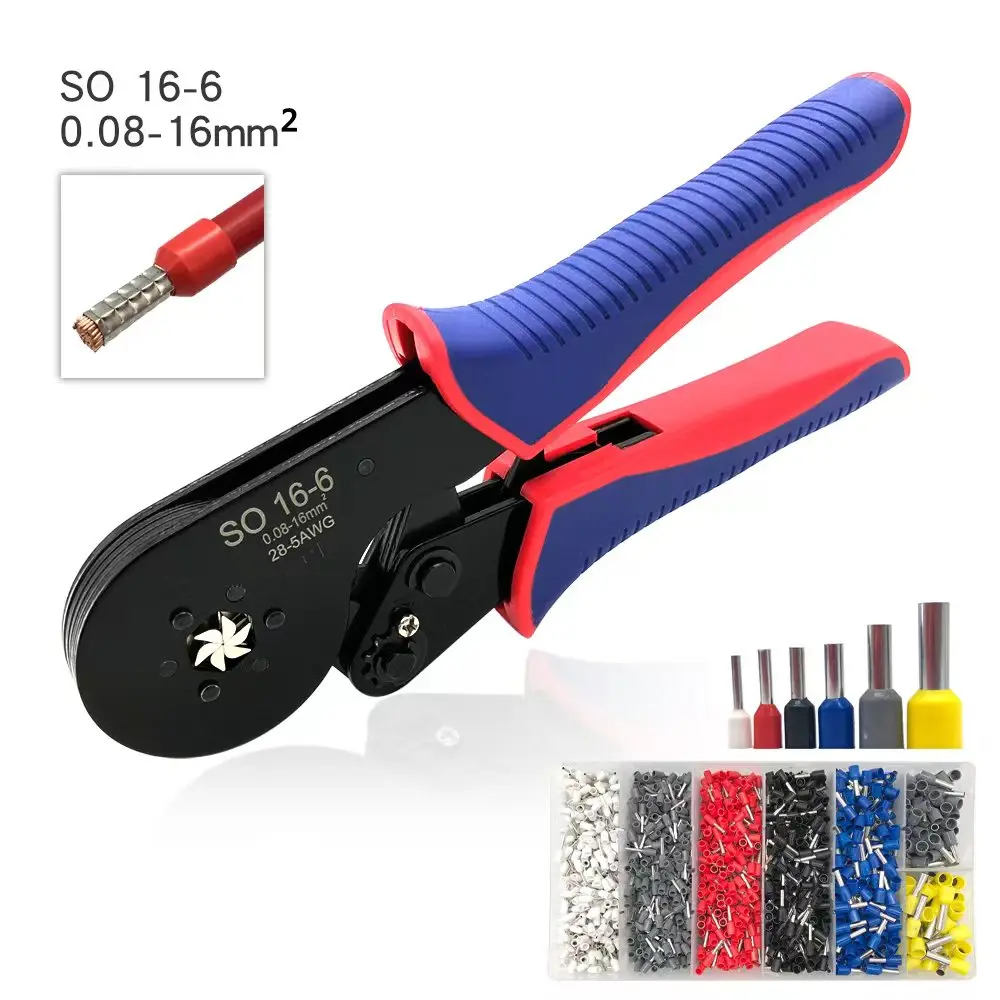Cheap Ferrule Crimping Pliers 0.08-16mm² Professional Ferrule Crimping