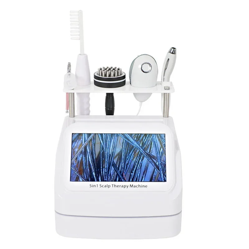 skinand scalp care anti-defixation hair multi-functional detection hair follicle cleaning micro-electric massage instrument