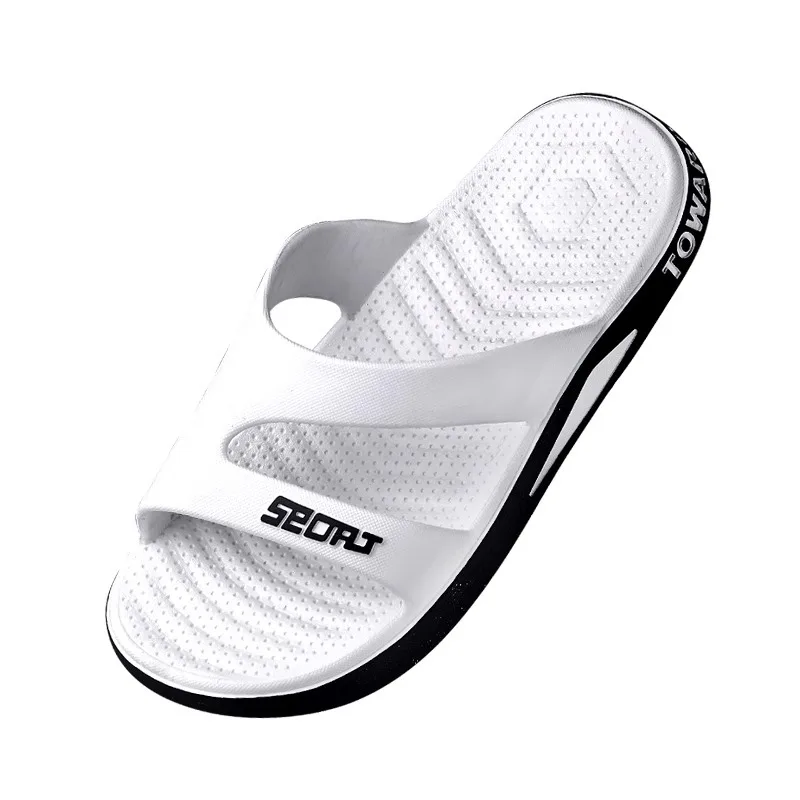 Slippers for Men Summer Outdoor Sandals Thick Bottom Non-slip Waterproof Beach Bathroom
