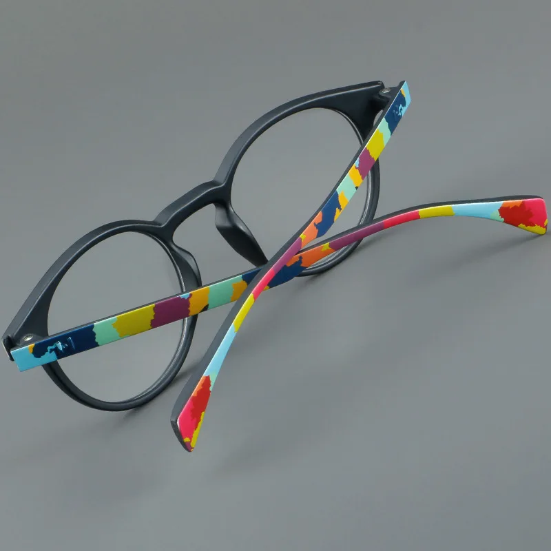 R57059 Regenbogen Tr90 Presbyopie Brillen Dame Trend Cat Eye Lesebrille Dioptrie +100 +200 +300 Optische Klare Brille – Detail 10