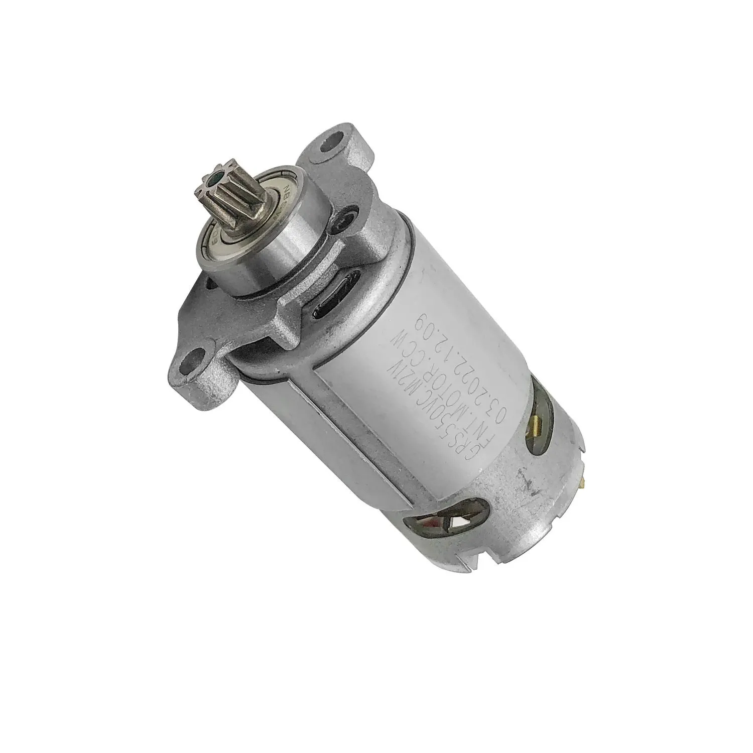 21V 8 Teeth RS550 DC Motor Power Reciprocating Saw Motor for Electric Saw Micro Engine with Helical Teeth Gear