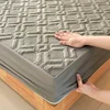 Waterproof Bed Sheet Quilted Throw Mattress Cover for Winter Elastic Fitted Sheet  Protector Full Queen King 160/140*200cm 6