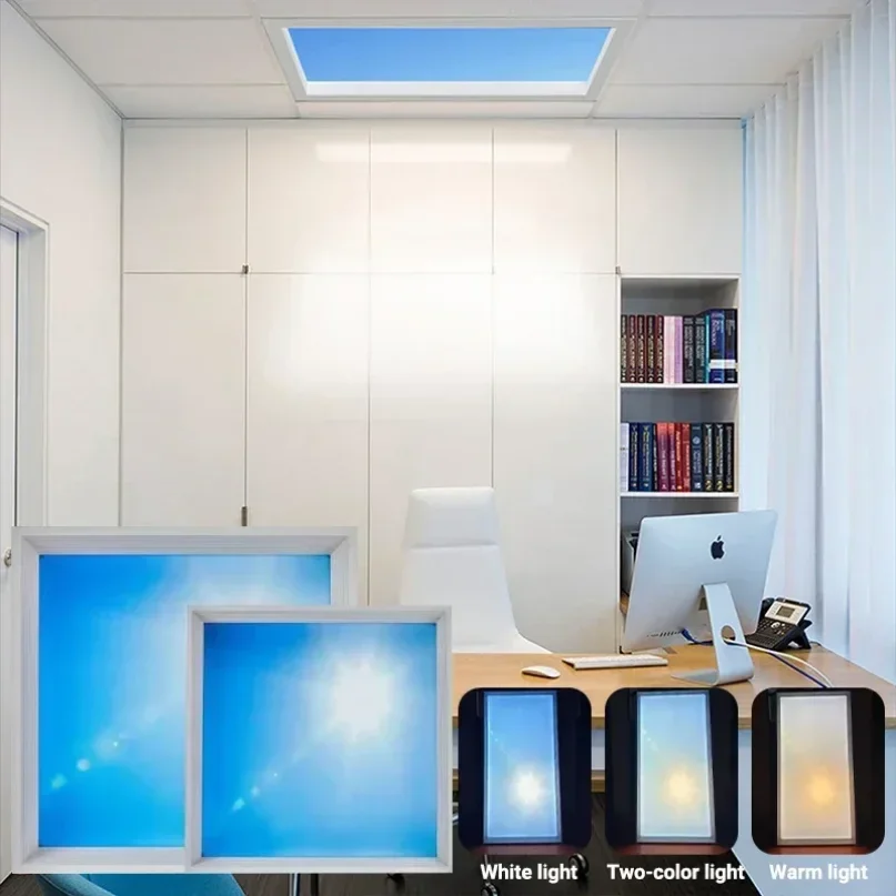 Blue Sky Smart Ceiling Lamp for Bathroom Living Room Kitchen Natural Lighting Indoor Decor Blue Skylight Ceiling Lamp