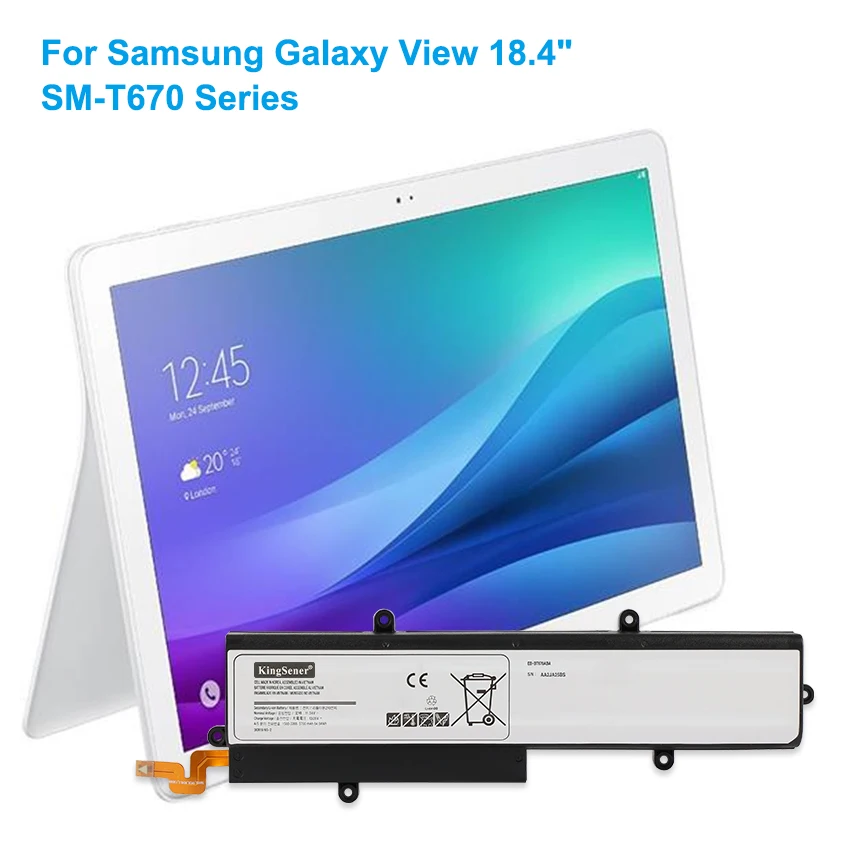 Amazon.com: EB-BT670ABA EB-BT670ABE Laptop Battery for Samsung Galaxy View  18.4" SM-T670 SM-T677A Series AA2HC15BS AA2GC05BS AA1GA02BS AA2GA26BS  AA2GB07BS AA1G907KS AA2GC16BS AA2GB23BS AA2GB07B AA1G907KS : Electronics 互換  Sam-sung EB-BT670ABA 互換用の ... 互換 EB-BT670ABA EB-BT670AB 適用する Galaxy View 18 SM-T670 T677A SM-T67