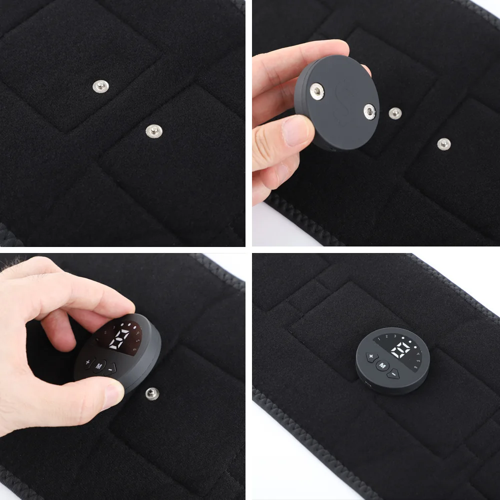 EMS Electric Abdominal Body Slimming Belt Smart Abdomen Muscle Stimulator Slimming Massager Fitness Lose Weight Fat Burn Unisex - Image 6