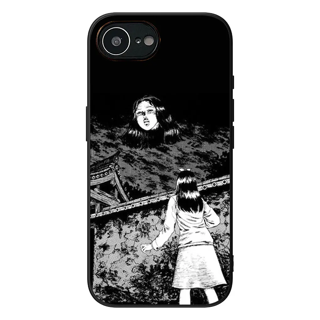 Junji Ito Collection Flexible Phone Cover - Artistic Design Protective Case