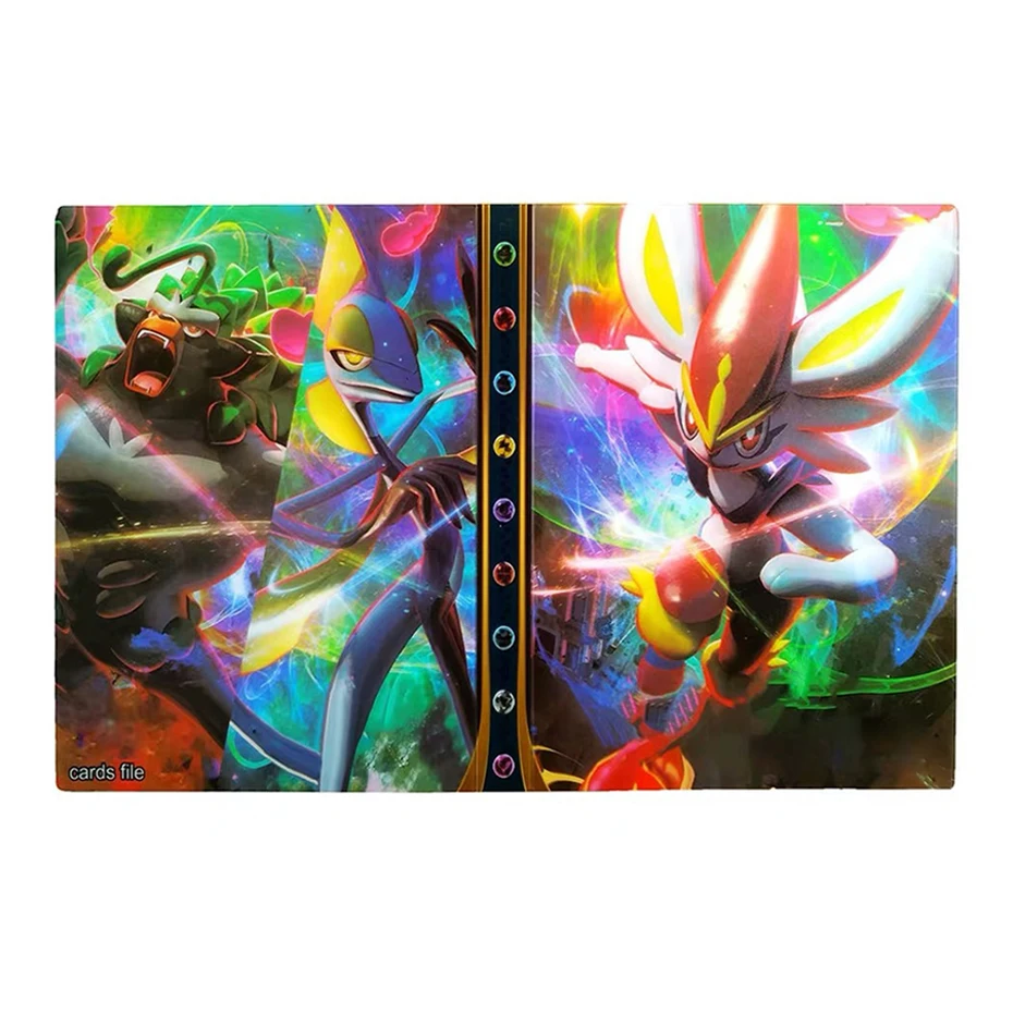 TAKARA TOMY-Album de Cartes Pokémon pour Enfant, Livre de Dessin Animé,  Kawaii, Mew, Pikachu, Classeur de Jeu, GX, VMAX, Dossier de Collection,  Jouets, 240 Pièces - AliExpress