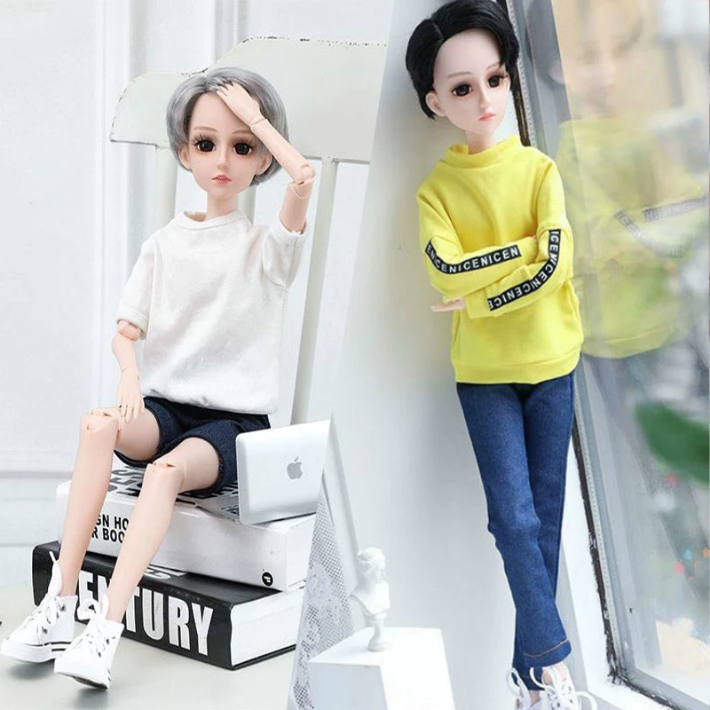 

60cm Fahion Handsome Male Bjd Doll Clothes Suit Dress Up Doll Clothes No Doll