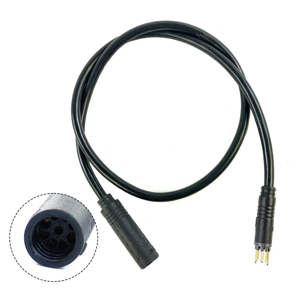 Description Picture 3 of item60cm Ebike Julet 9 Pin Motor Extension Cable Waterproof Female To Male Wire Connector Electric Bicycle Accessories