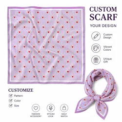 Elegant Personalized Silk Scarf for Women - Stylish Luxury Accessory