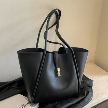 Borse a Spalla Firmate di Design per Donne, Set di Borse Shopper 2-IN-1 in Morbida Pelle PU di Grande Capacità, Borse di Lusso Firmate 2025