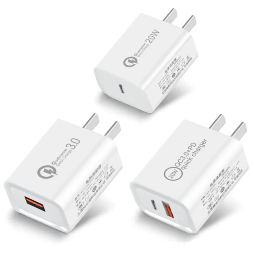 Ladegerät PD USB-C 20W 5V/3A 9V/2,22A 12V/1,5A schwarz