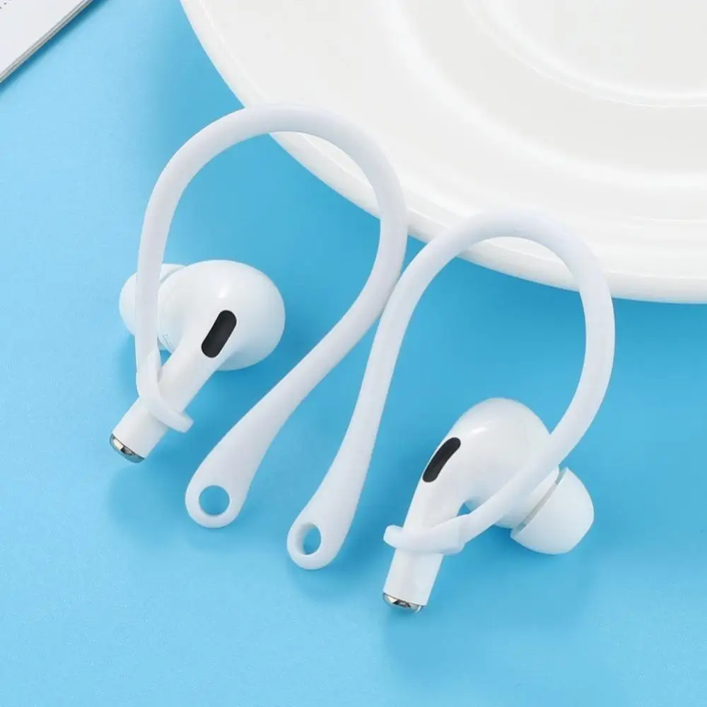 Crochets d'oreille anti-perte pour AirPods Pro, support de crochet d'oreille, compatible Bluetooth, écouteur, 1 paire 2