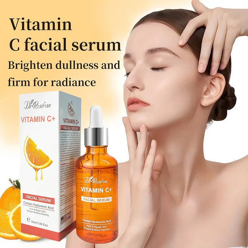 Radiant Glow Vitamin C Skincare Collection: Moisturizing Serum, Cream, Cleanser, Essence Toner, and Hydrating Body Lotion