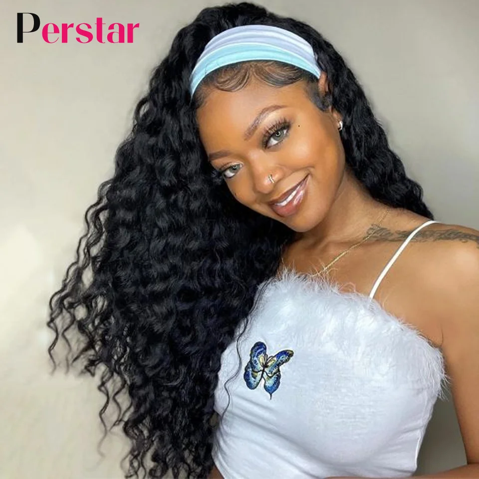 Perstar Highlight Deep Wave Headband Wig Human Hair Wigs For Women Brazilian Honey Blonde Deep Curly Human Hair Wig Glueless 2 Perstar Highlight Deep Wave Headband Wig Human Hair Wigs For Women Brazilian Honey Blonde Deep Curly Human Hair Wig Glueless 2