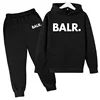 Autumn Winter Children Hoodie Tracksuit Boys Girls Cool Print Warm Fashion Casual Hooded Sweatshirt Sweatpants 2 Piece Suit Sets