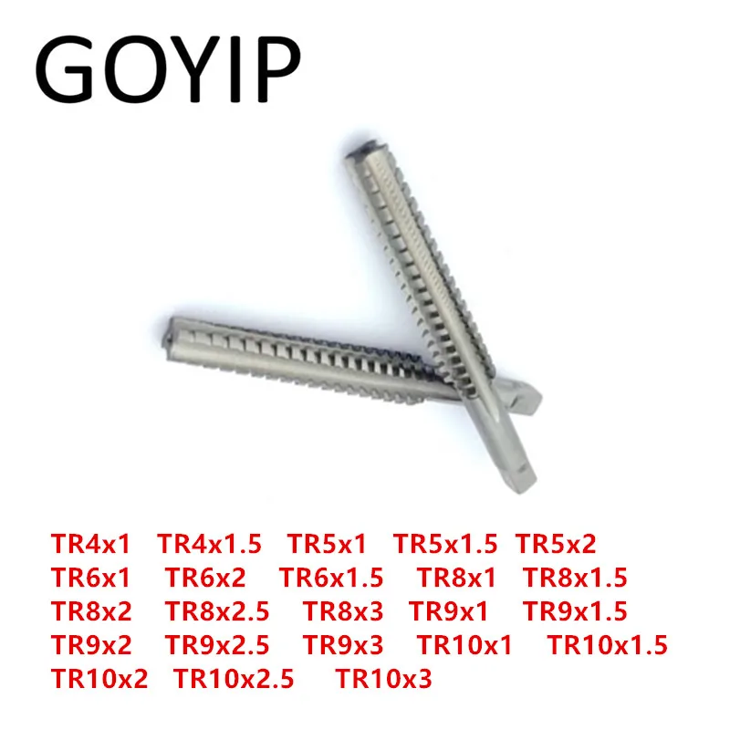 3 Pz Tr4 Tr5 Tr6 Tr8 Tr9 Tr10 T-Trapezoidale Tipo Tr Filettatura Rubinetti Materiale In Acciaio Ad Alta Velocità