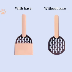Premium Self-Cleaning Cat Litter Scoop With Base - Without Base (Coffee Pink)