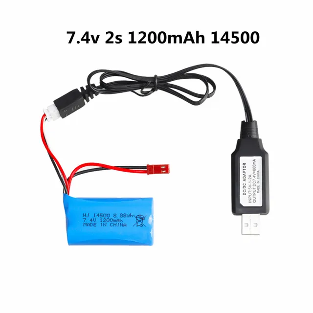 Product Review: 7.4V 1200mAH Li-ion Battery and Charger For Remote Control Helicopters Cars Boats Trains Water Bullet Guns Toy Accessory