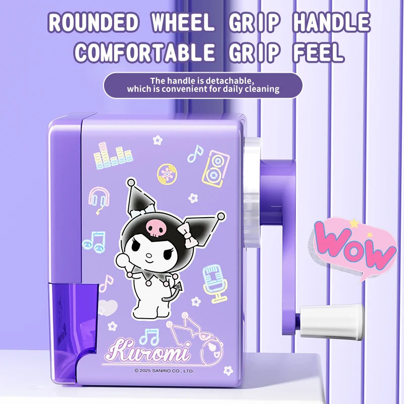 Sanrio Pencil Sharpener Fast Sharpening Easy to Use for Kids Students School Office Stationery Cute Anime Merch Kawaii Gift - 6
