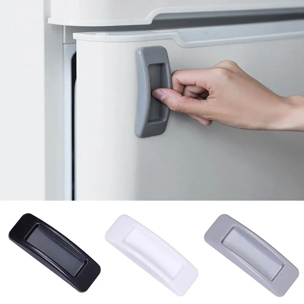 Door Handles Cabinet Handles Self-Adhesive Sliding Door Handles Paste Plastic Cabinet Glass Window Multipurpose Wardrobe Pull Furniture Knob 1Pair
