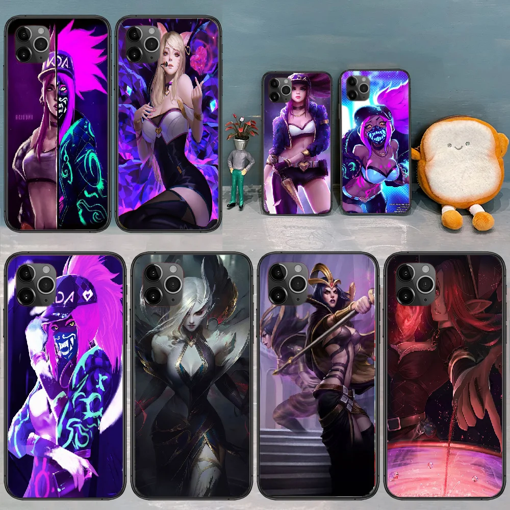 League of Legends LOL Game Phone case For Samsung Galaxy A 3 5 7 8 10 20 21 30 40 50 51 70 71 E S 2016 2018 4G black fashion |