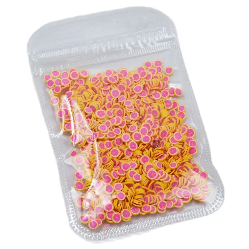 MISHITI Fruits Doux Polymère Argile Tranches UV Résine Époxy Moule Remplisseur Nail Art Décoration