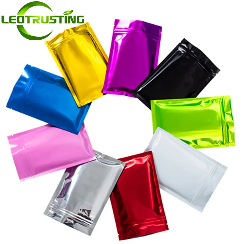 Colored Aluminum Ziplock Bags