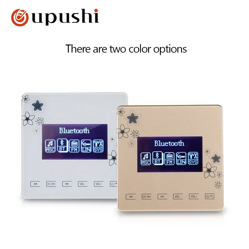 

Настенный bluetooth-усилитель Oupushi, звуковая система для домашнего кинотеатра, мини-усилитель звука, стерео музыкальный усилитель для умного фона, Домашнее аудио