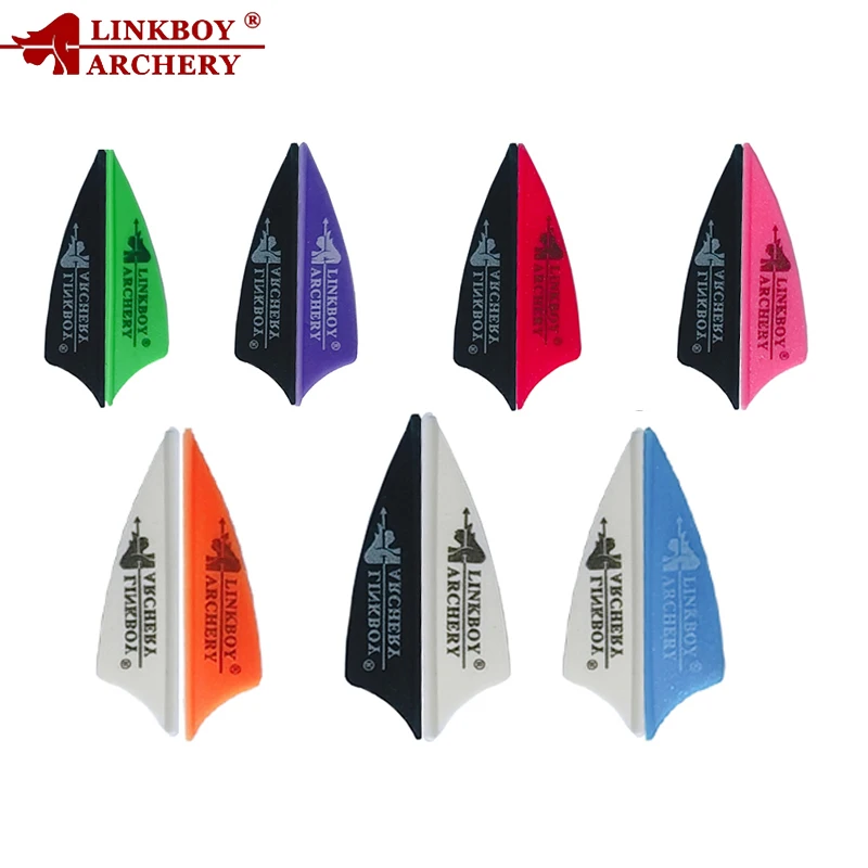 Archery Arrow Vane 1.75 inch Plastic Arrow Fletching Feather Recurve Compound Bow Accessories Hunting And Shooting Outdoor 36pcs archery arrow feathers,archery arrows
