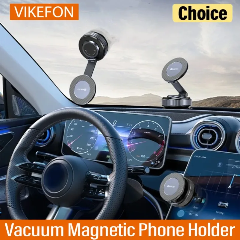 Foldable Car Magnetic Phone Holder 360° Rotation