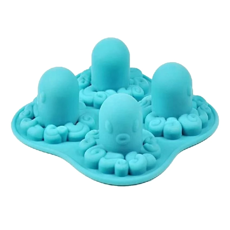 Octopus Molds for Creative Tray for Chilling Cocktails, Bourbon & Homemade Juice Easy to 40JA
