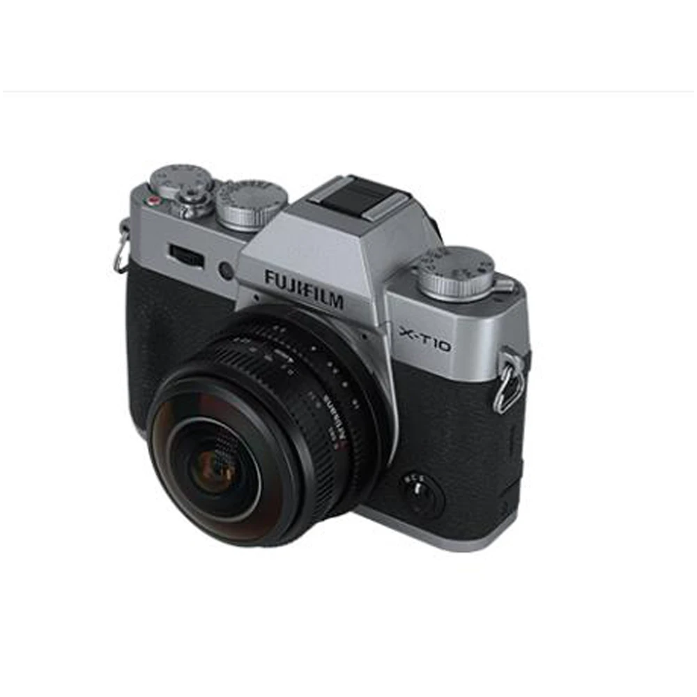 7artisans 4mm F2.8 어안렌즈 225 ° E, 후지 XF, M4/3 마운트 카메라용 광각 UAV 수동 초점 카메라 렌즈
