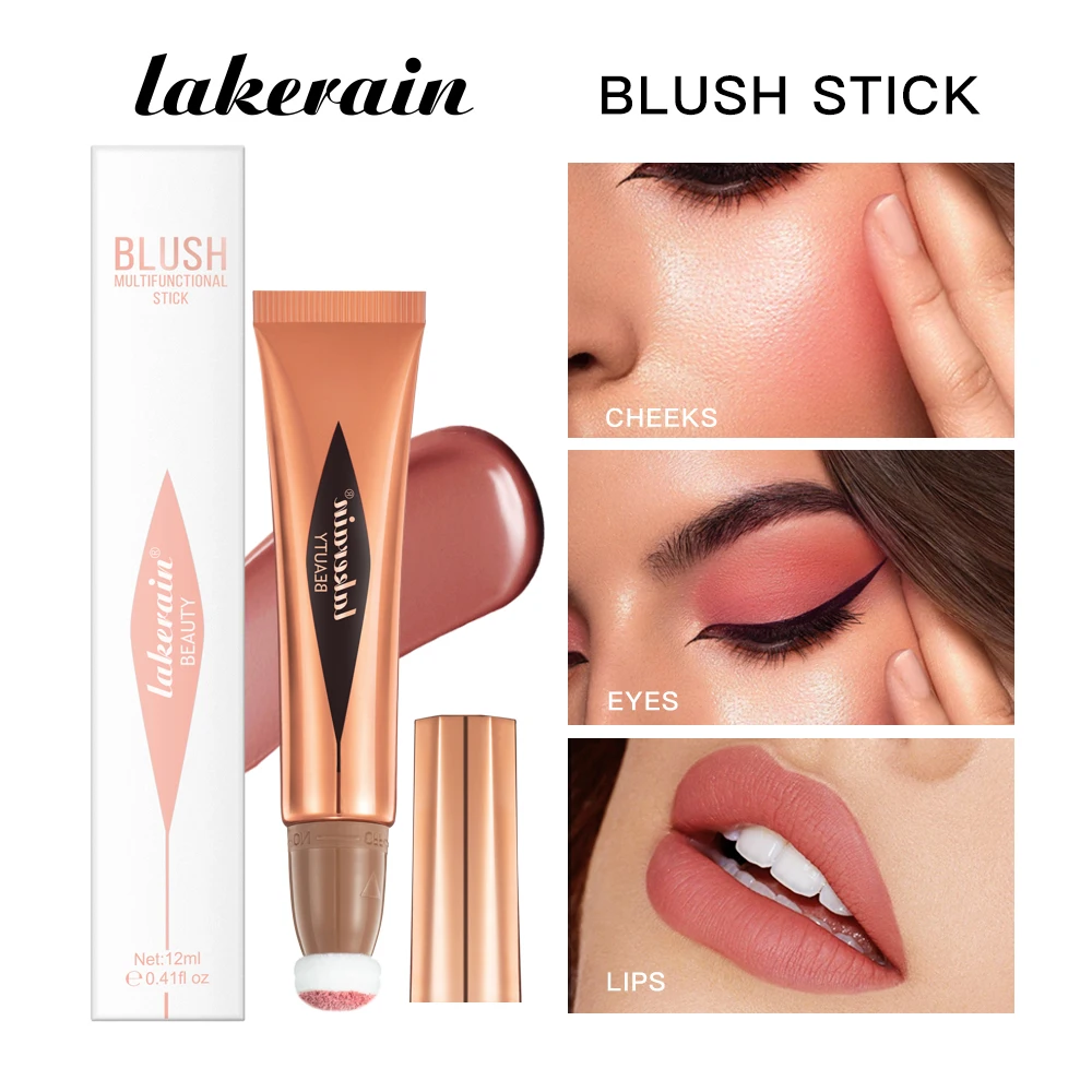 2023 Fard Liquido Per Il Viso Crema Naturale Guancia Tinta Per Gli Occhi Peach Blush Trucco Multiuso Stick Contour Blush Brighten Cheek Cosmetic