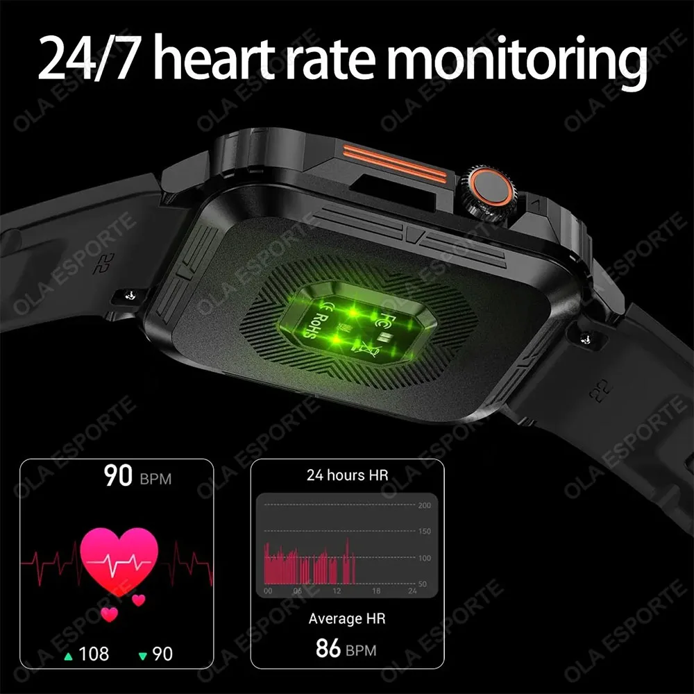 2024 ߰ и͸  Ʈ ġ, 1.95 ġ, 340mAh,  ƮϽ ƮĿ, ȵ̵ IOS Ʈ ġ, ǰ